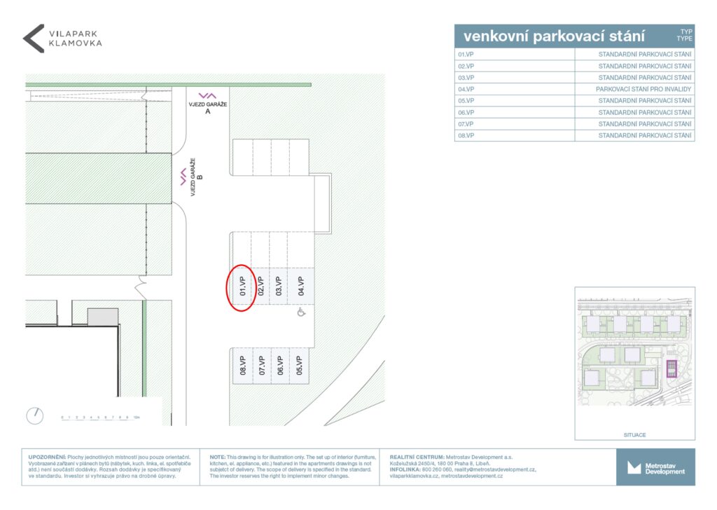 PRONÁJEM 2+kk – VILAPARK KLAMOVKA