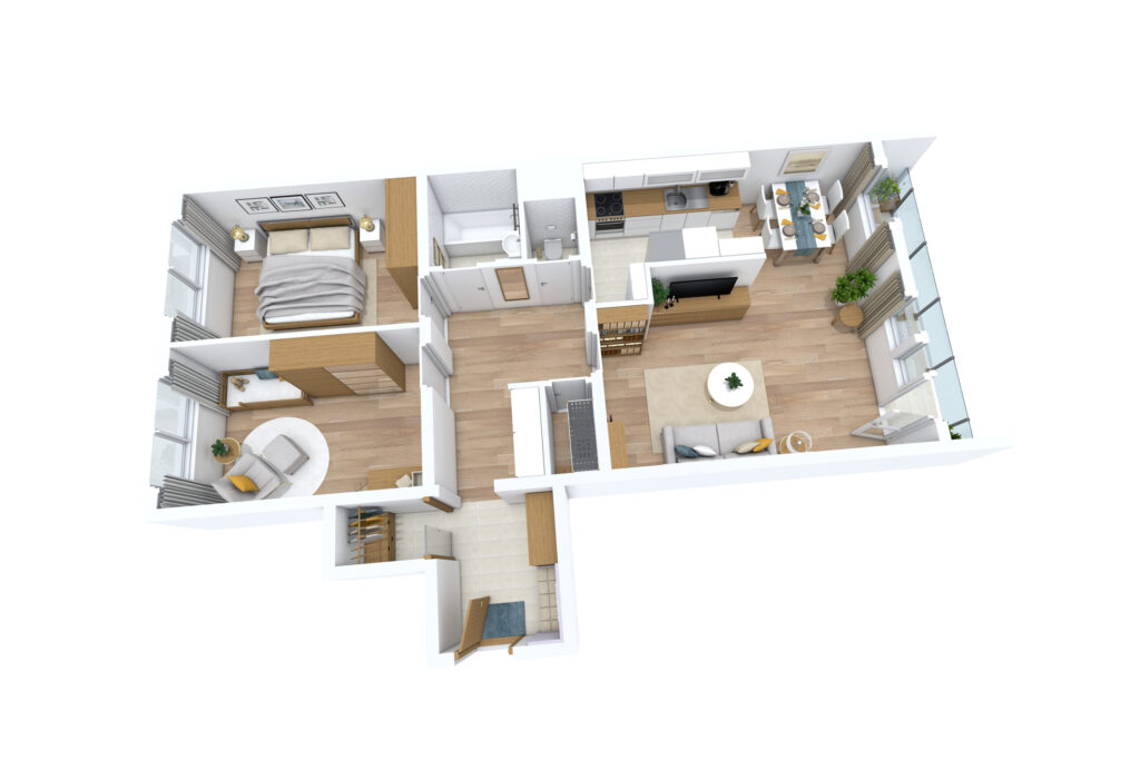 PRONÁJEM BYTU 3+kk, SPOŘILOV