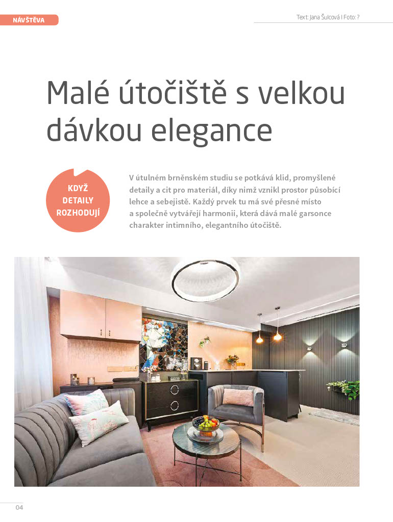 STUDIO 102: MISTROVSTVÍ DETAILU